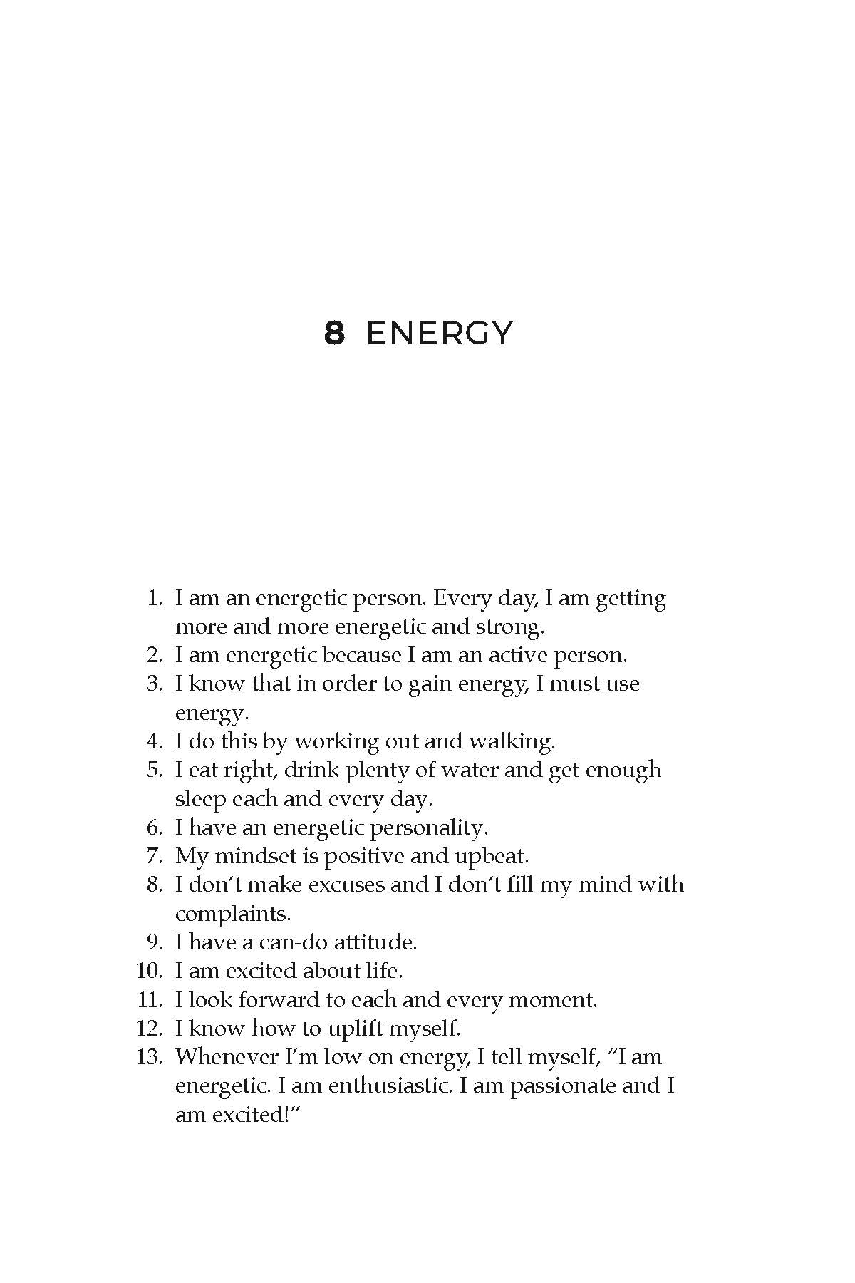 8000 Ultimate Affirmations Autographed Book