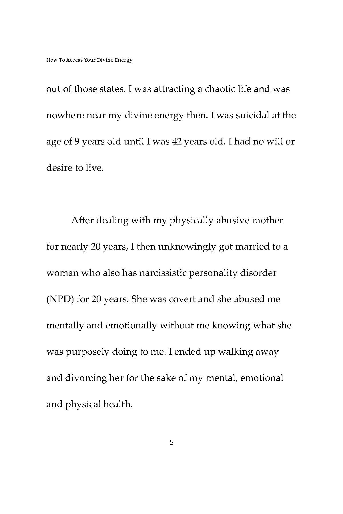 How to Access Your Divine Energy Autographed Book