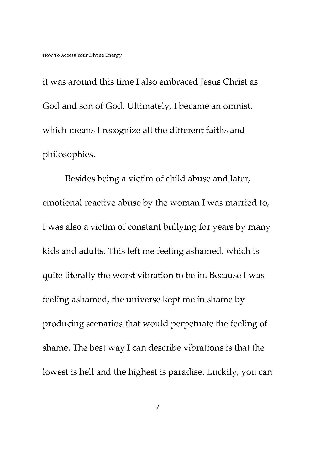 How to Access Your Divine Energy Autographed Book