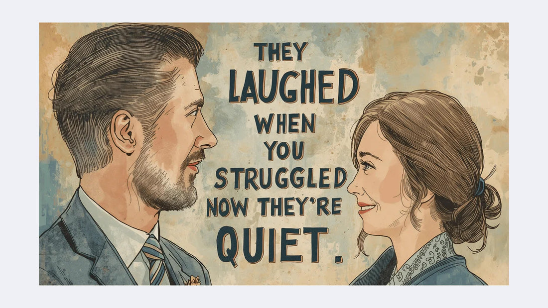 They Laughed When You Struggled - Now They're Quiet