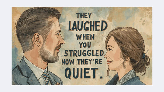 They Laughed When You Struggled - Now They're Quiet