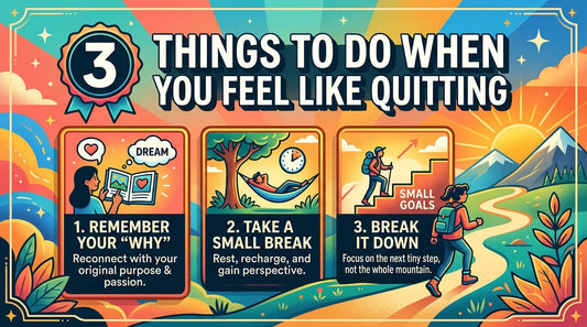 3 Things to Do When You Feel Like Quitting - Chris Josh