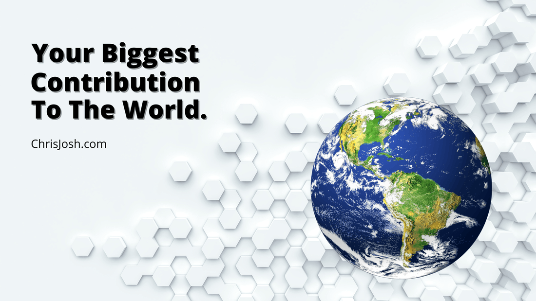 Your Biggest Contribution to the World - Chris Josh