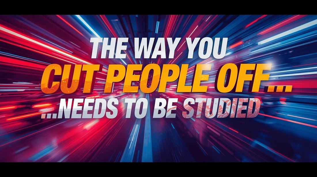 The Way You Cut People Off...Needs To Be Studied - Chris Josh