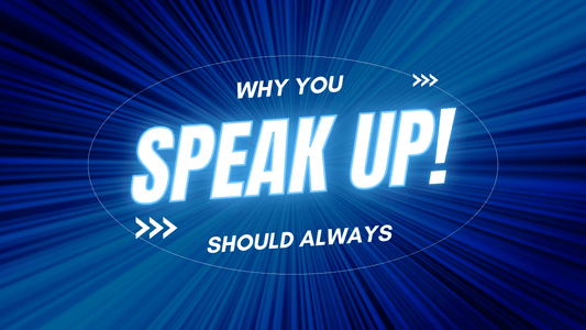 Why You Should Always Speak Up - Chris Josh