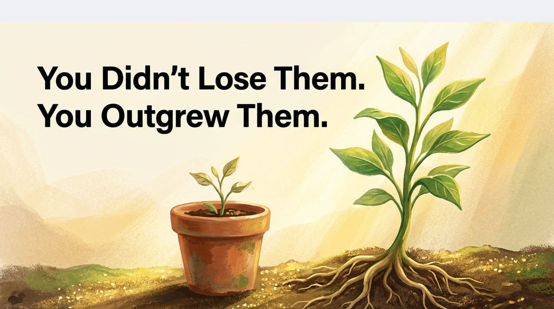 You Didn't Lose Them. You Outgrew Them.