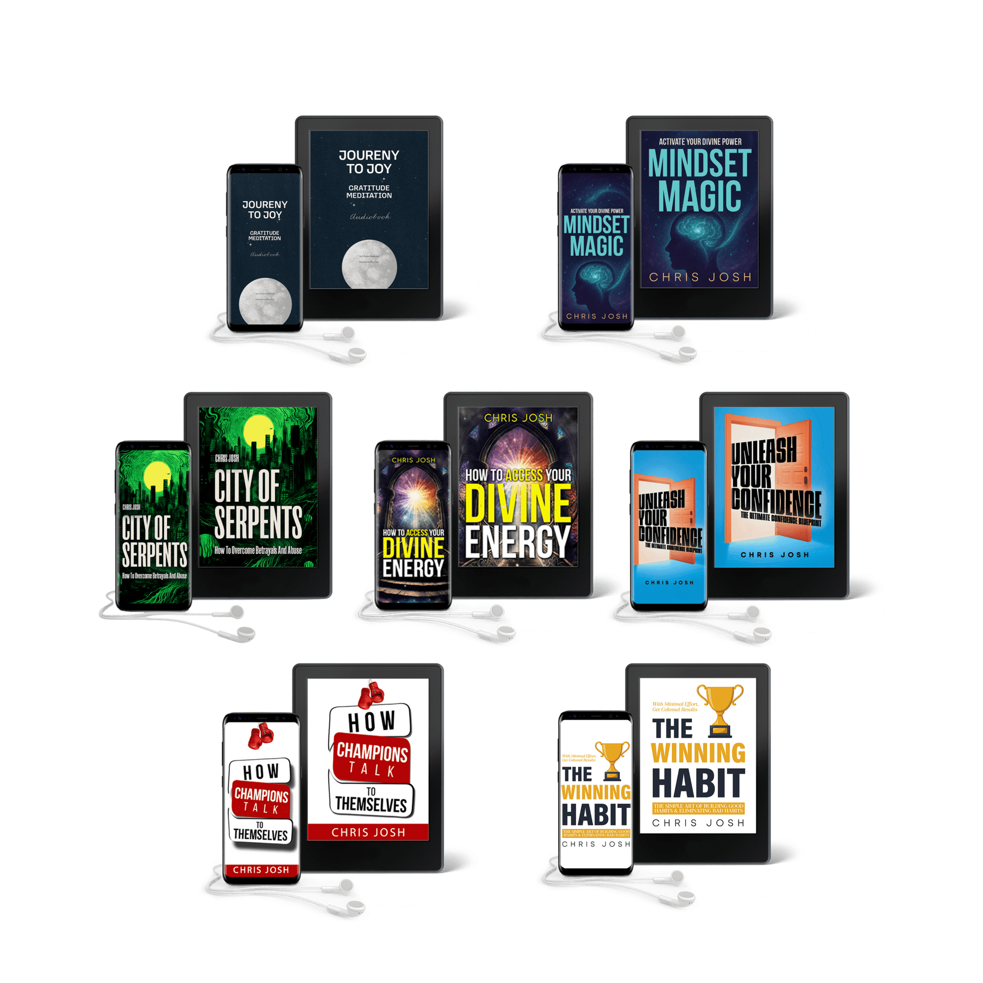 On - The - Go Bundle [7 AUDIOBOOKS] - Chris Josh