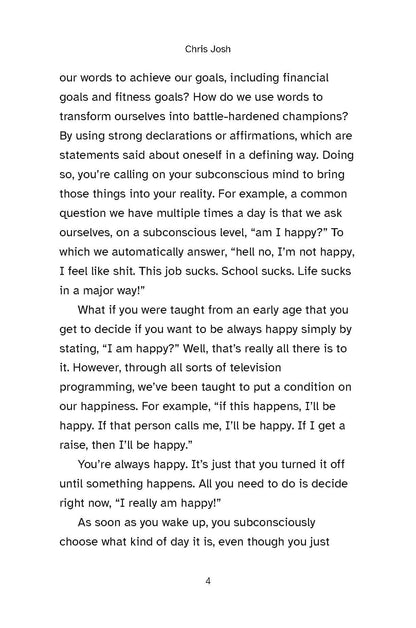 How Champions Talk to Themselves [E-BOOK]