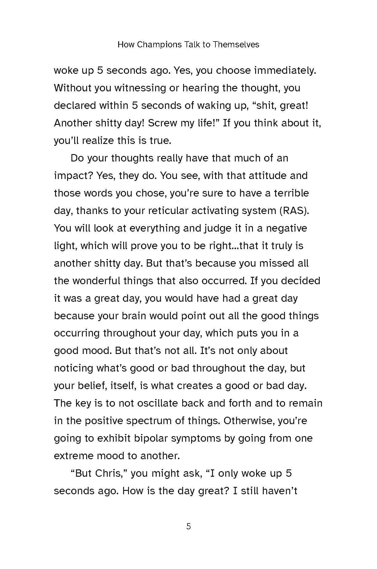 How Champions Talk to Themselves [E-BOOK]